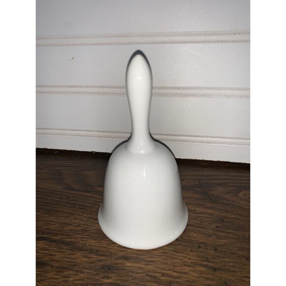 Bell with Christmas Tree White 5” X 3” - Picture 2 of 4